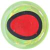 5 mm - Chartreuse With Black RimRed Pupil