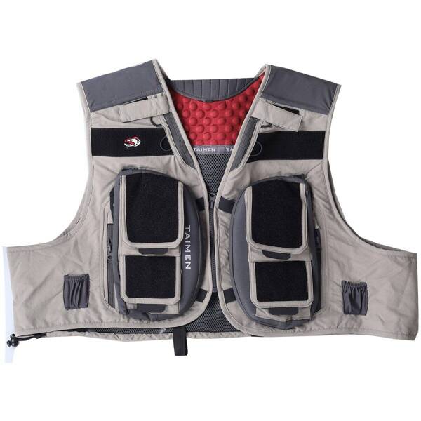 Taimen Rauchua Fly Fishing Vest - Tan