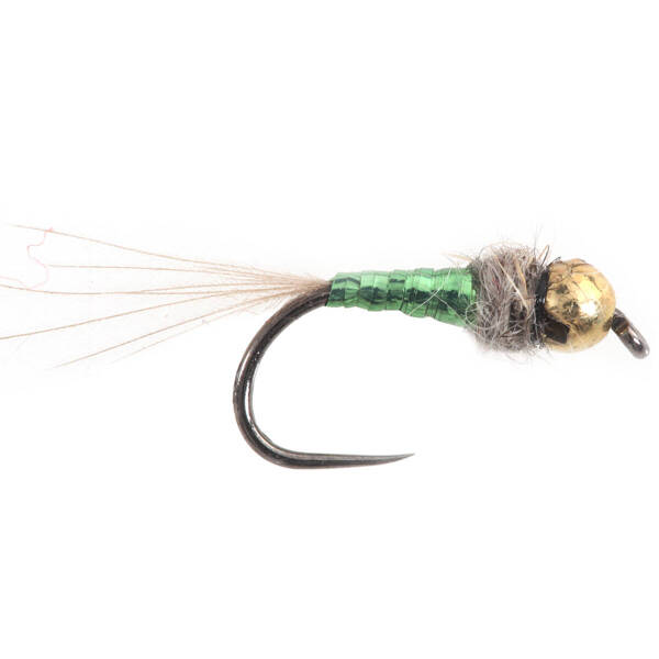 Tungsten BH Micro Nymph Sparkle Green