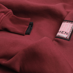 Taimen Menza Embroidery Hoodie - Burgundy