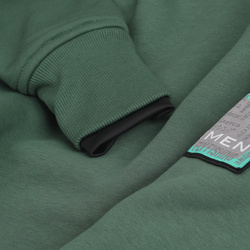 Taimen Menza Embroidery Hoodie - Dk. Green