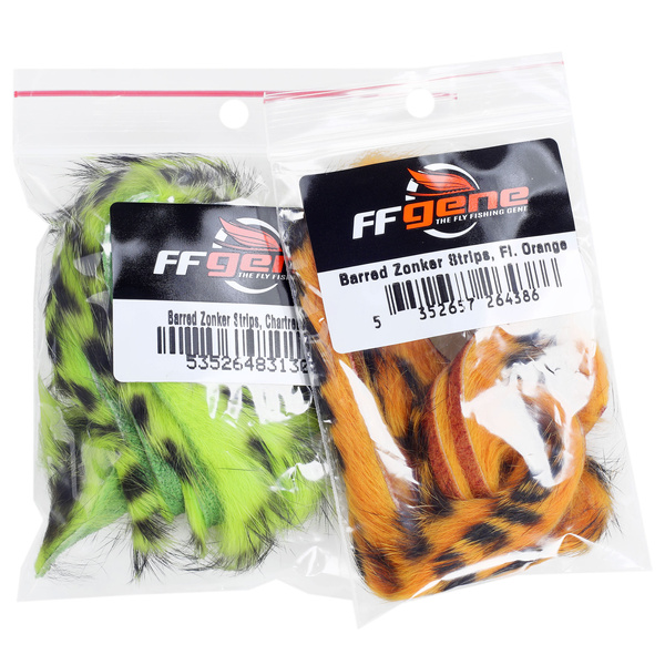 FFGene Barred Rabbit Zonker Strips
