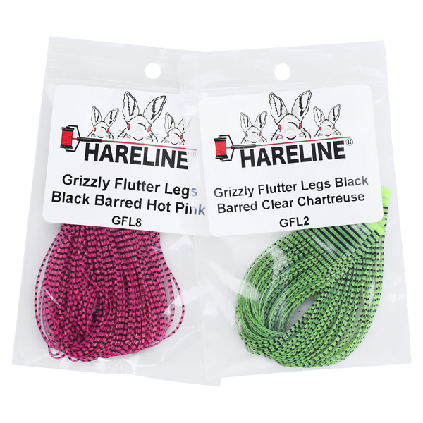 Hareline Grizzly Flutter Legs