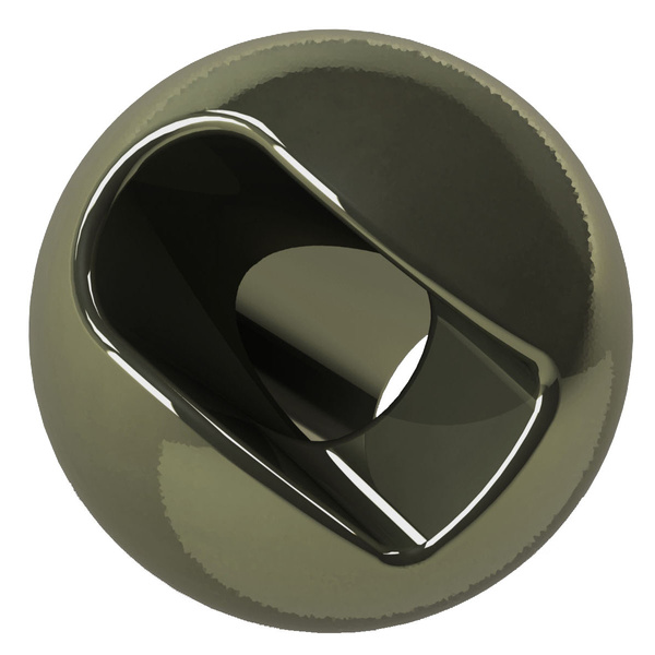 FFGene Tungsten Anodized Slotted Beads