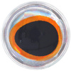 8 mm - Silver with Orange Rim Black Pupil