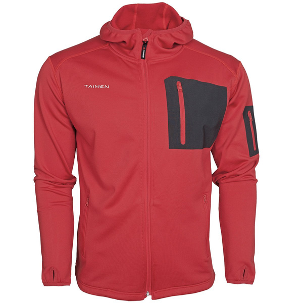 Taimen Polartec Power Stretch Hooded Fleece Jacket