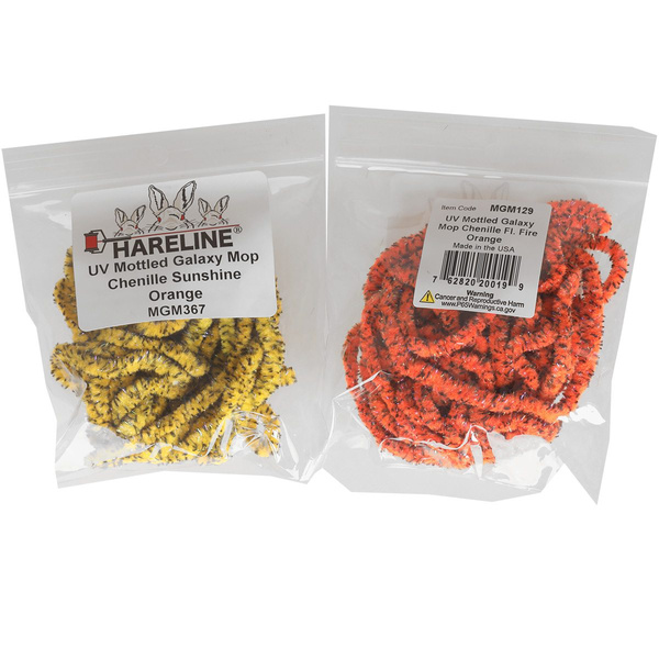 Hareline UV Mottled Galaxy Mop Chenille
