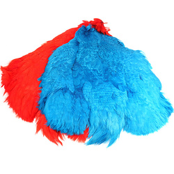 Hareline White Cock Pheasant Skin Dyed