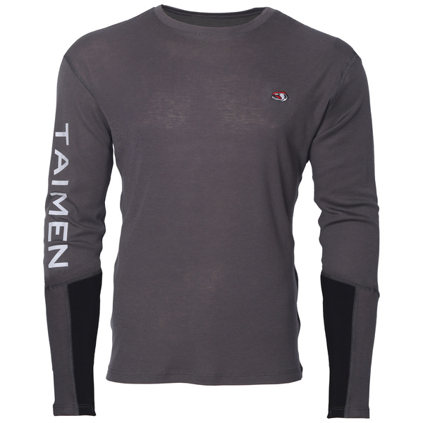 Taimen Eroo Fresh Merino Wool LS-Shirt - Charcoal Gray