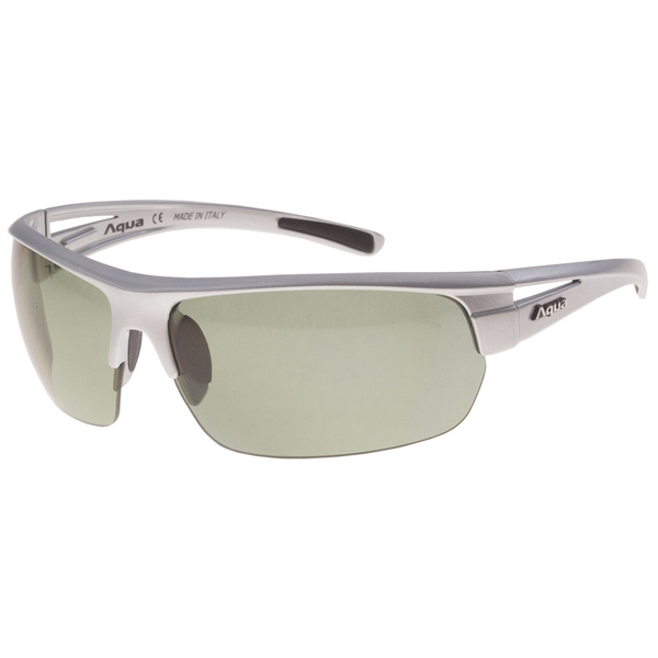 Aqua Flash Pearl Silver Polarized Fishing Sunglasses