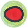 9.5 mm - Chartreuse With Black RimRed Pupil