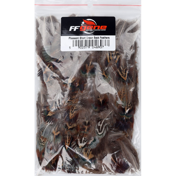 FFGene Pheasant Short Green Back Feathers