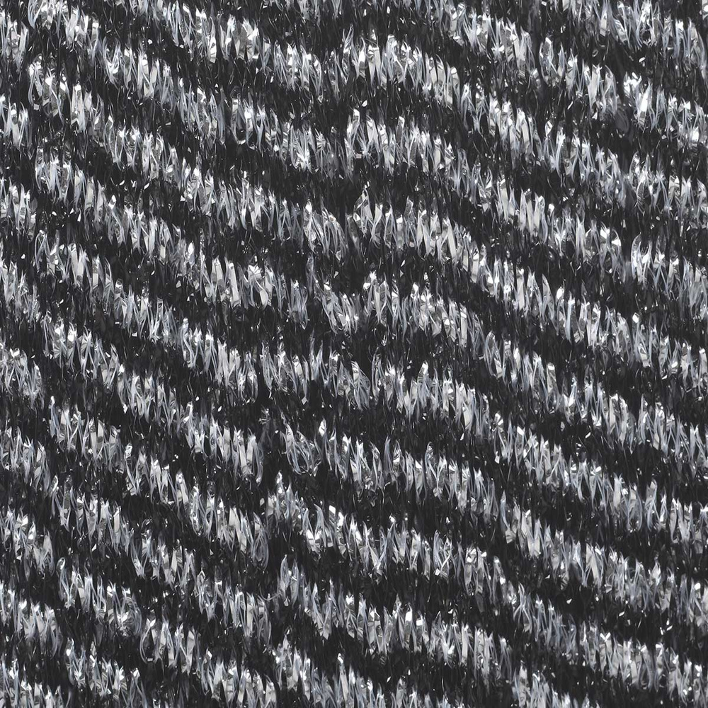 Large - Silver/Black