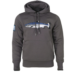 Taimen Menza Embroidery Hoodie - Grey