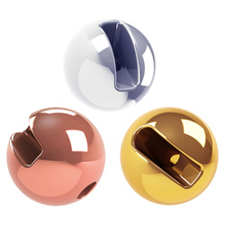 FFGene Tungsten Slotted Beads Gold Bulk (100)