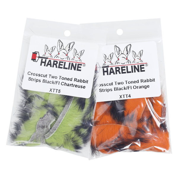 Hareline Crosscut Two Toned Rabbit Strips