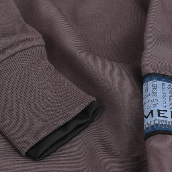 Taimen Menza Embroidery Hoodie - Grey