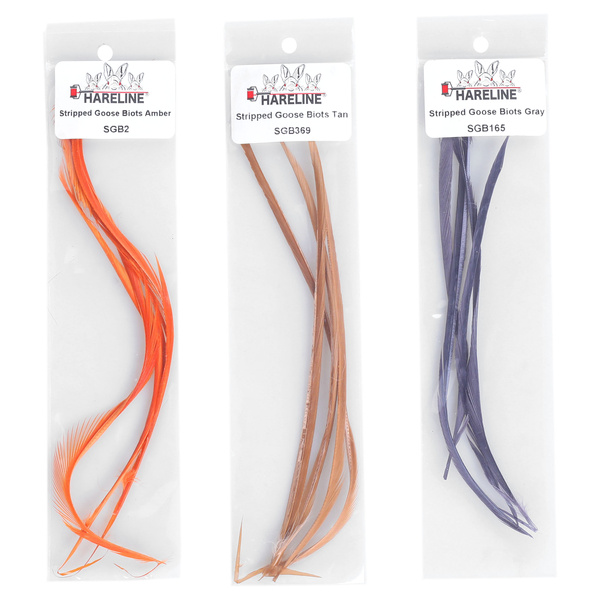 Hareline Stripped Goose Biots