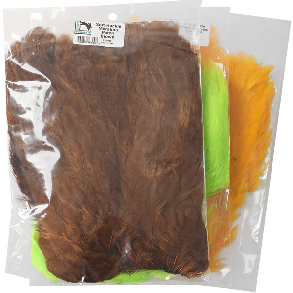 Hareline Soft Hackle Marabou Patch