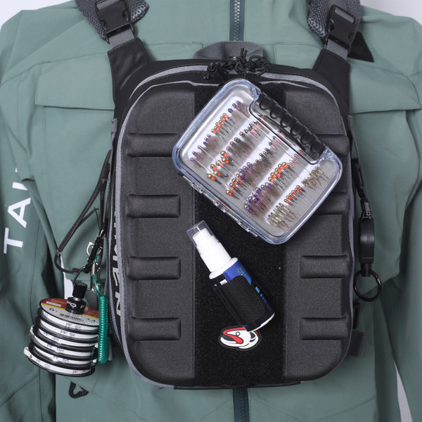 Taimen Egiin Fly Fishing Chest Pack - Gray
