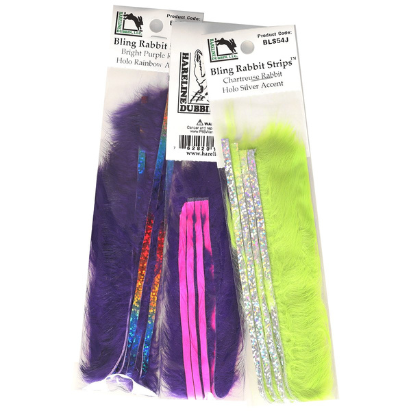 Hareline Bling Rabbit Strips