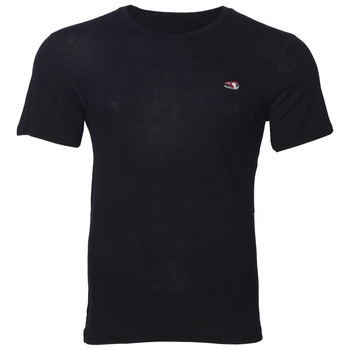 Taimen Uur Cotton-Merino Blend Short-Sleeve T-Shirt - Deep Black