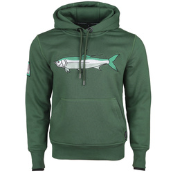 Taimen Menza Embroidery Hoodie - Dk. Green