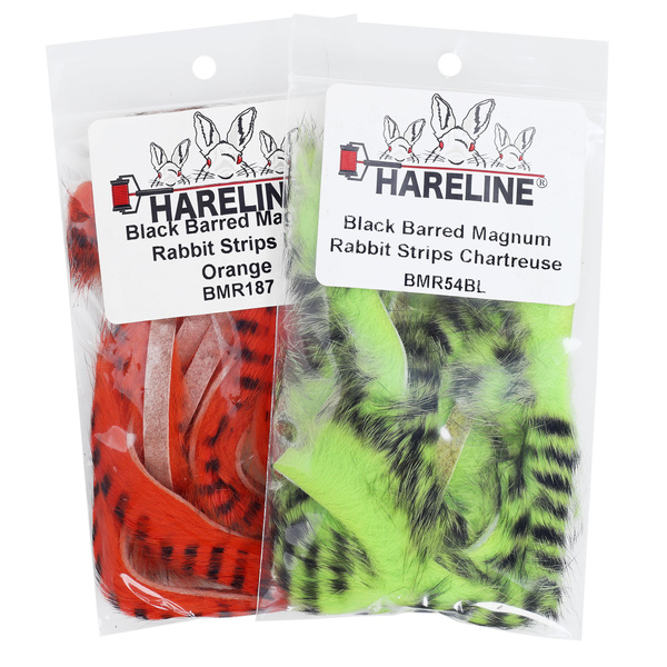 Hareline Barred Magnum Rabbit Strips