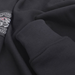 Taimen Menza Embroidery Zip-Up Hoodie - Black