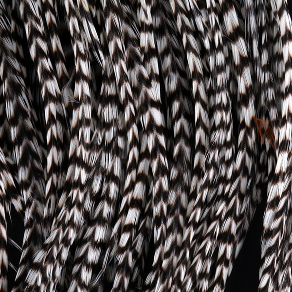 Hareline Half Grizzly Saddles