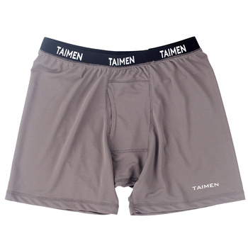 Taimen Polartec Power Dry Boxer Briefs - Dark Gull Gray