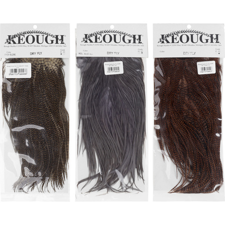 Keough Hackle Dry Fly Saddles