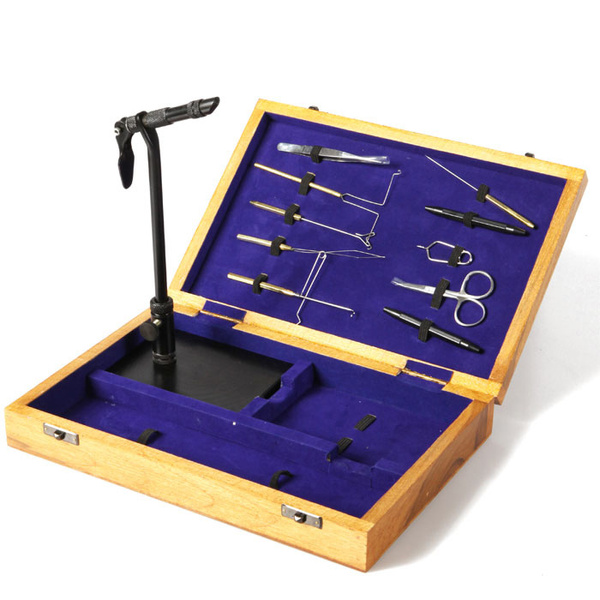 FFGene Fly Tying Wooden Tool Kit