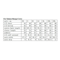 Taimen Sharga Heavy Weight Crewe, Black