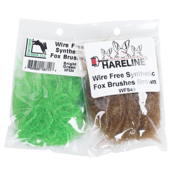 Hareline Wire Free Synthetic Fox Brushes
