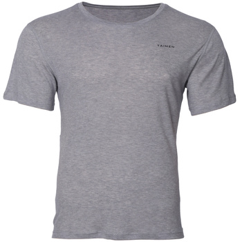 Taimen Ussuri Fresh Merino Blend Short-Sleeve T-Shirt - Ash Gray