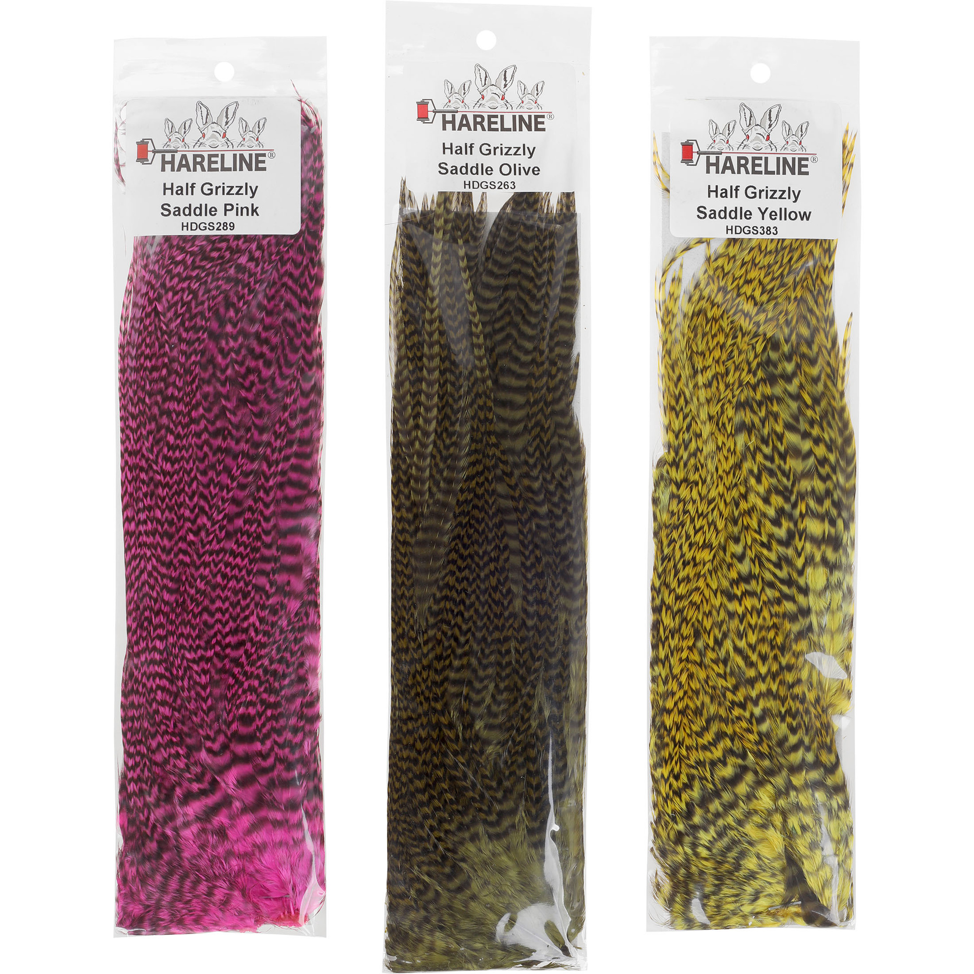 thumbnail image 2 of Hareline Gallo De Leon Saddle Feathers - Fly Tying Material (12 Feathers Per Pack) 2 of 2