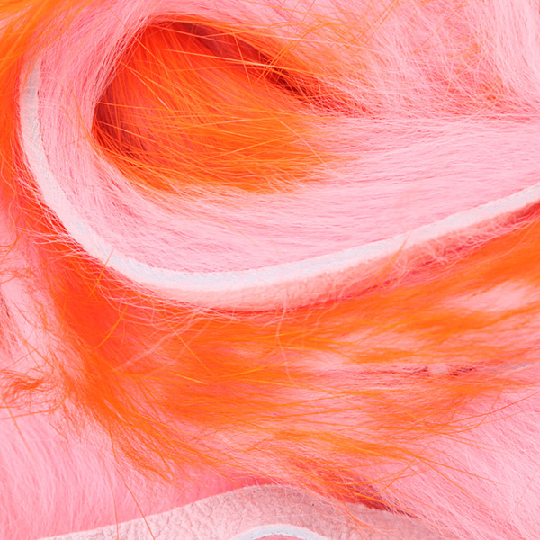 Hareline Rabbit Flesh Strips Two Tone